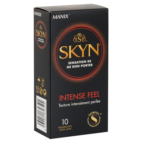 Preservatifs : manix skyn intense feel 10 pcs