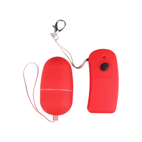 Ouef vibrant : rouge vibro bullet with remote control