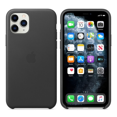 Apple mwye2zm a iphone 11 pro original cuir protection noir housse de protection