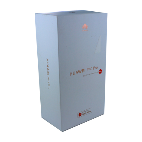 Boîte d'origine huawei huawei p40 pro sans appareil et accessoires boîte d'emballage