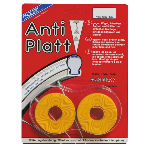 Inlay tape anti-plat par paire         