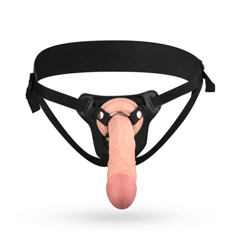 Gode ceinture : realistic dildo with harness