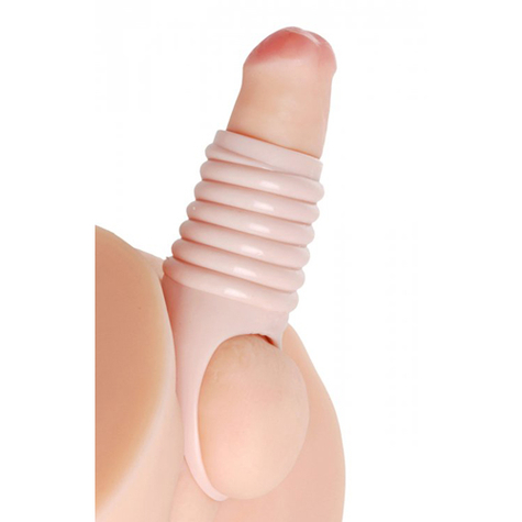 Gaine a penis : really ample ribbed penis enhancer sheath