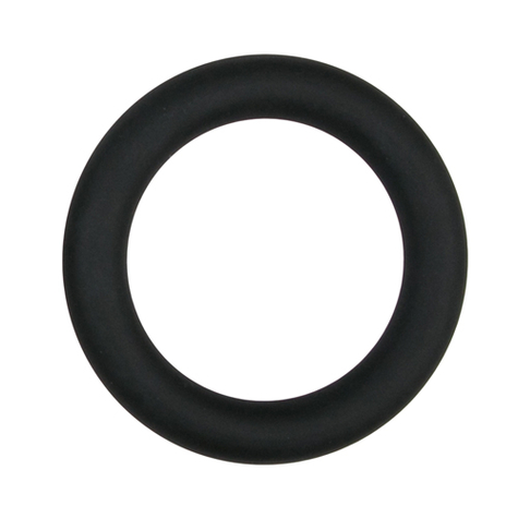 Anneaux cockring : silicone cock ring noir large