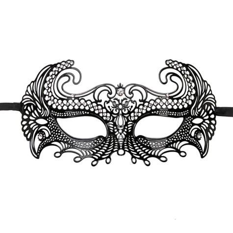 Accessoires lingerie : metal mask noir
