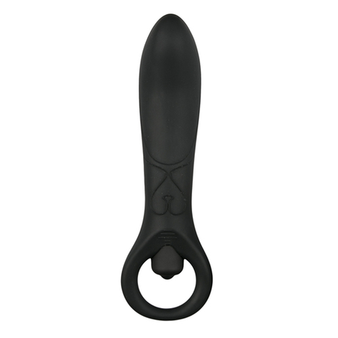 Vibromasseur anal : noir anal vibrator