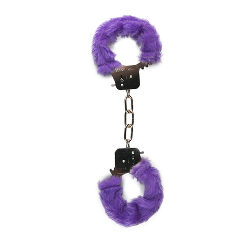 Menottes : furry handcuffs violet
