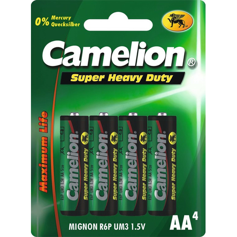 Batterie camelion vert mignon r06      