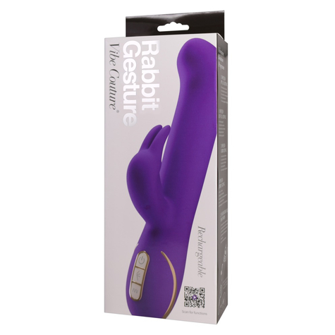 Vibrators Tarzan : Rabbit Gesture Purple
