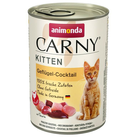 animonda cat conserve carny cocktail de volaille chaton 400g