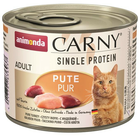 Animonda cat dose carny adulte single protein dinde pure 200