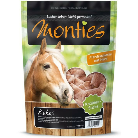 Allco Monties Horse Snack Coconut Sticks - Pressed 700g