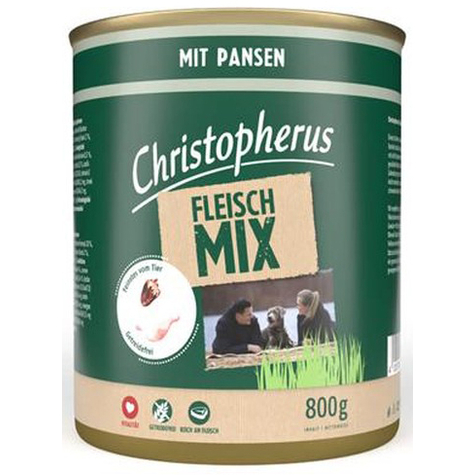 Christopherus meat mix avec rumen 800g-conserve