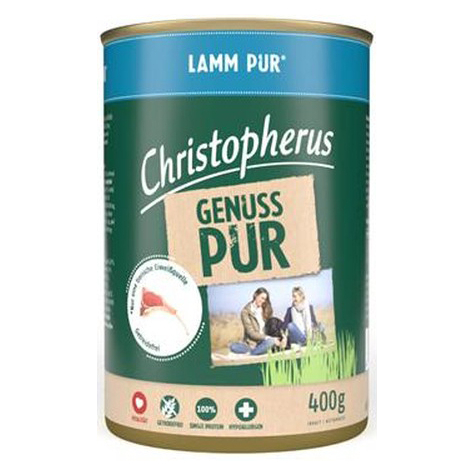 Christopherus pure agneau 400g-conserve