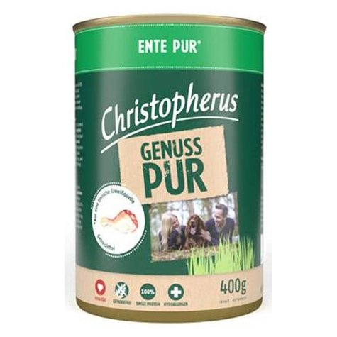 Christopherus pure canard 400g-conserve