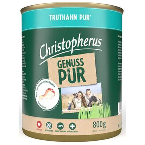 Christopherus Pure Turkey 800g Can