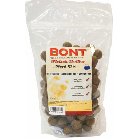 Bont meat-bollies cheval 400g