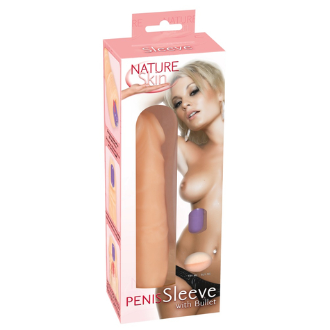 Gaine a penis : nature   sleeve with bullet
