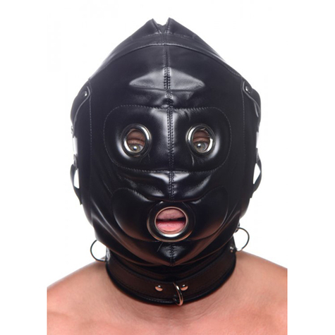 masque : bondage hood with penis gag