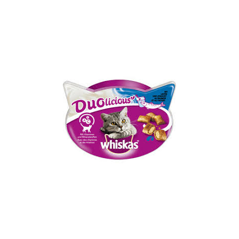 Whiskas snack duolicious avec saumon et yaourt 66g