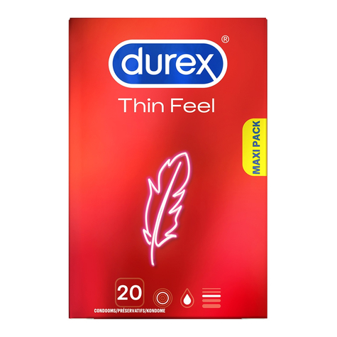 Durex Thin Feel Condoms 20 Pieces