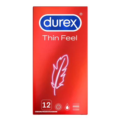 Durex Thin Feel Condoms 12 Pieces
