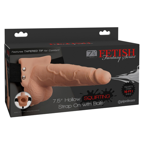 7,6 " hollow strap-on squirting
