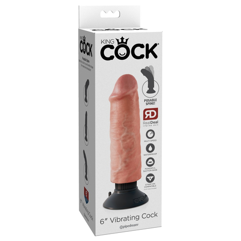 6" vibrating cock