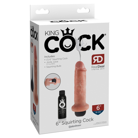6" squirting cock