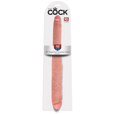 16" tapered double dildo