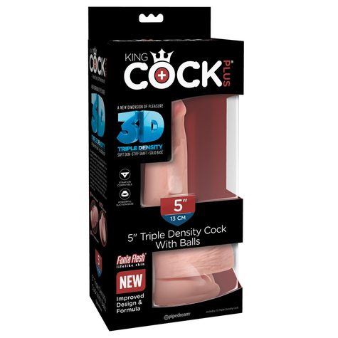 5" triple density cock with balls
