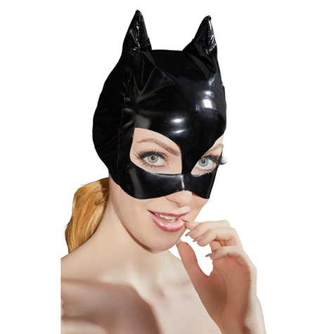 masque : vinyl mask with cat ears