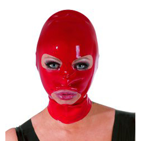 masque : latex mask rouge
