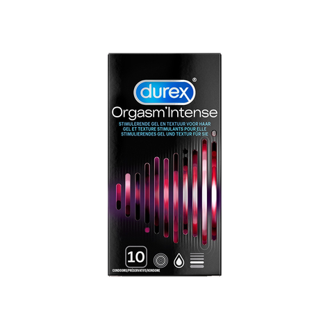 Preservatifs : durex orgasm intense condoms 10 condoms