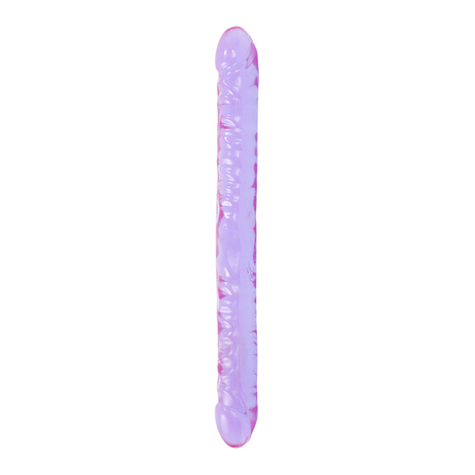 Gode double : double dong 18" violet