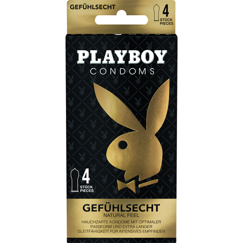 Playboy préservatif real feeling  4er