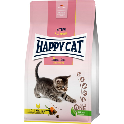 Happy cat young kitten land volaille terrestre 300 g