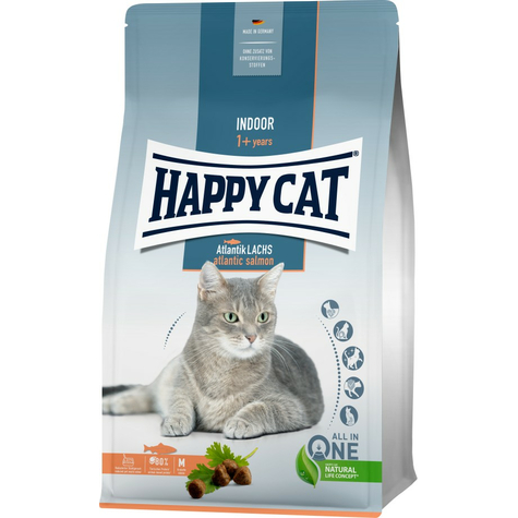 Happy cat indoor adulte saumon atlantique 4 kg