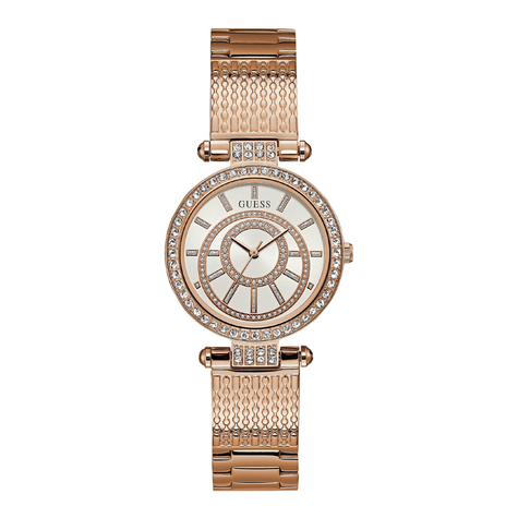guess muse w1008l3 ladies watch