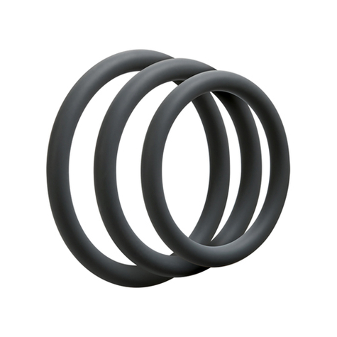 Anneaux cockring : 3 c-ring set thin slate