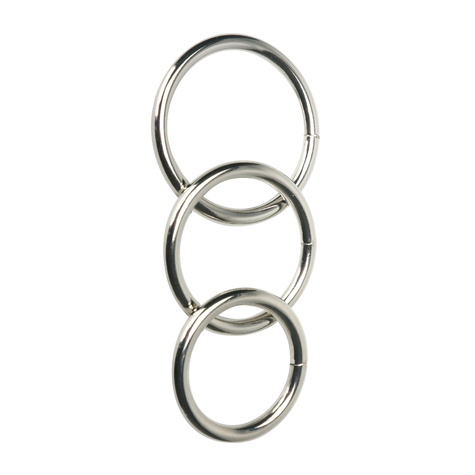 Anneaux cockring : trine steel cockring collection