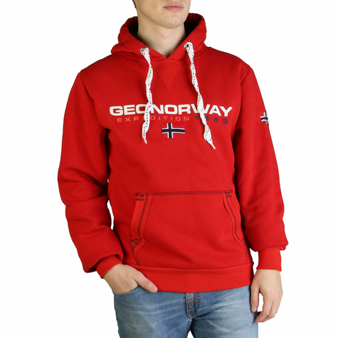 Bekleidung & Sweatshirts & Herren & Geographical Norway & Golivier_Man_Red & Rot