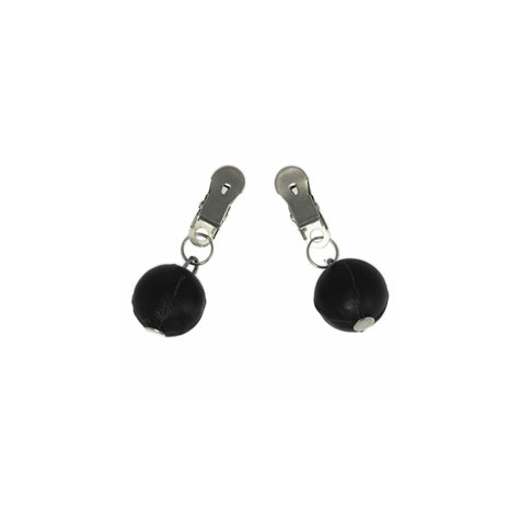 Nipple Clamps : Nipple Clamps With Round Black Weights
