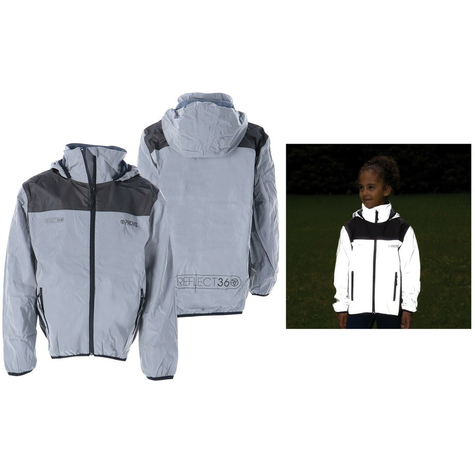 Proviz reflect360 outdoor jacket kids entiement rlhissant / gris gr. 134         