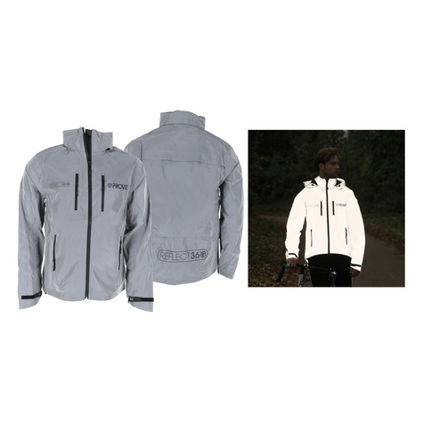 Proviz reflect360 outdoor jacket men entiement rlhissant / gris gr. Xs          