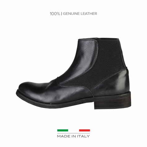 Schuhe & Stiefeletten & Herren & Made In Italia & Enea-Nero & Schwarz