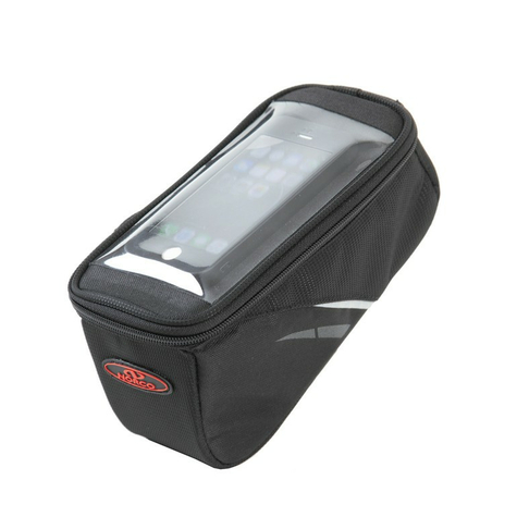 Etui smartphone norco frazer noir, 21x12x10cm, avec adaptateur        