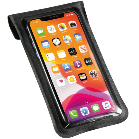 Phone bag light m klickfix avec adaptateur transparent / noir, avec raccord rotatif   