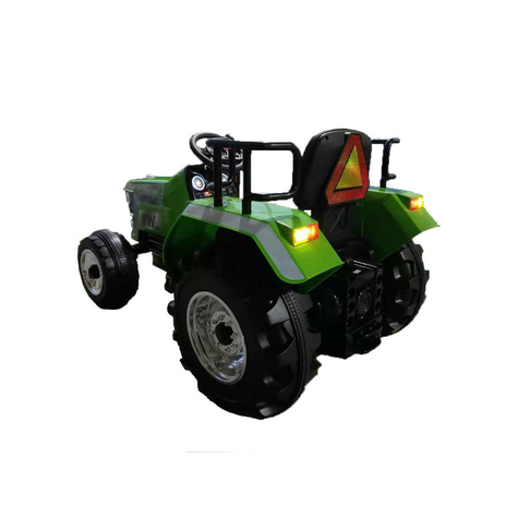 Voiture électrique pour enfants - grand tracteur électrique - batterie 12v7a,2 moteurs 35w avec télécommande 2,4ghz-vert