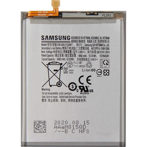 Samsung eb-ba315 batterie lithium ion a315f galaxy a31 2020 5000mah